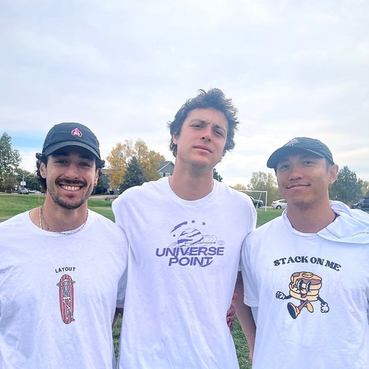 Pod Practice friends rocking some tees!